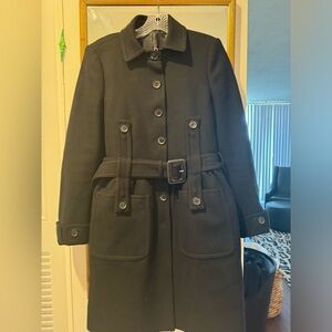 Ladies Gucci Manteau En Laine Wool & Cashmere Coat European Sizing 42 is Size 6